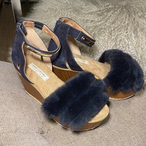 Mode Et Jacomo Carino fur shoes heels